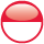 red white button